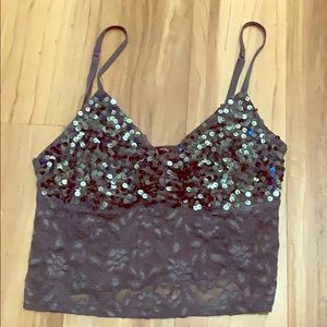 Victoria’s Secret lace crop top